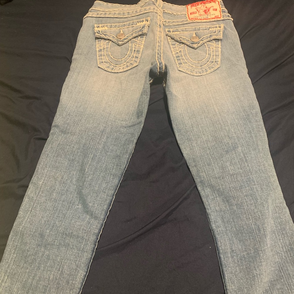 True religion crop jeans, size 27